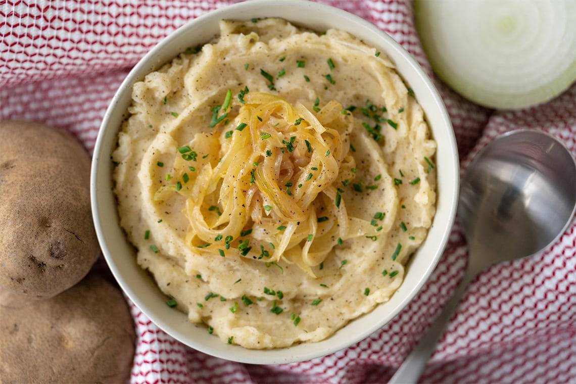 Garlic & Onion Mashed Potatoes