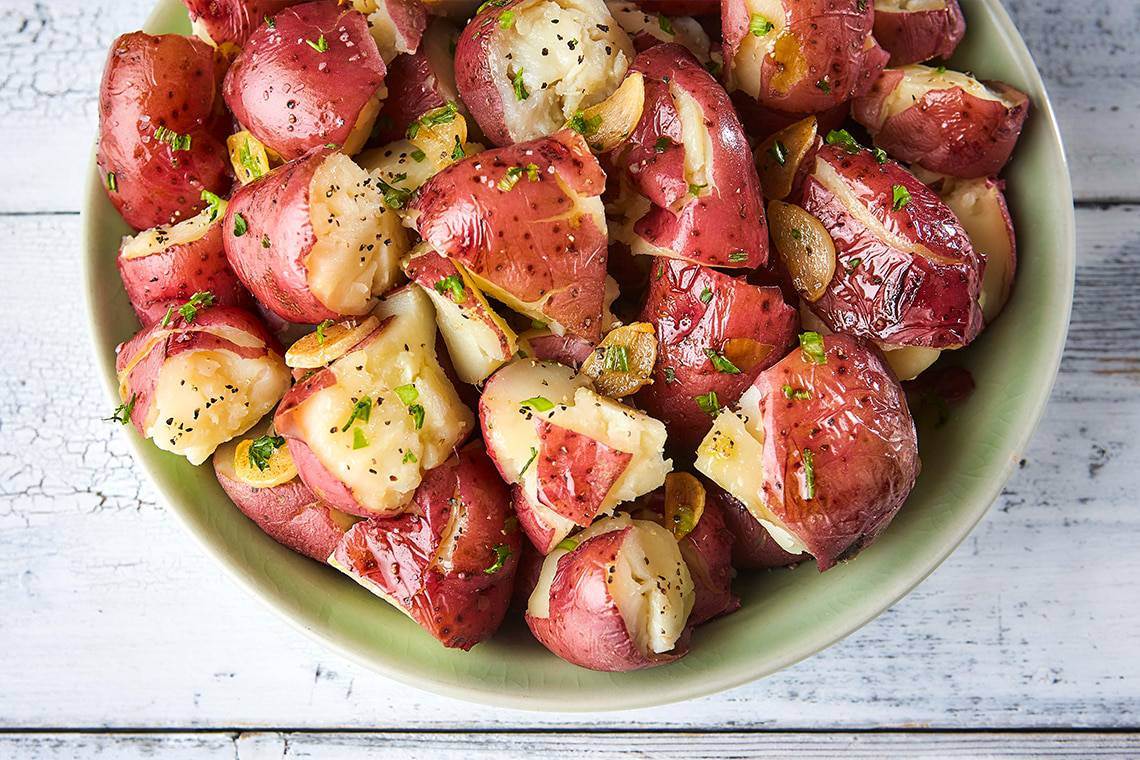 Smashed Red Potatoes